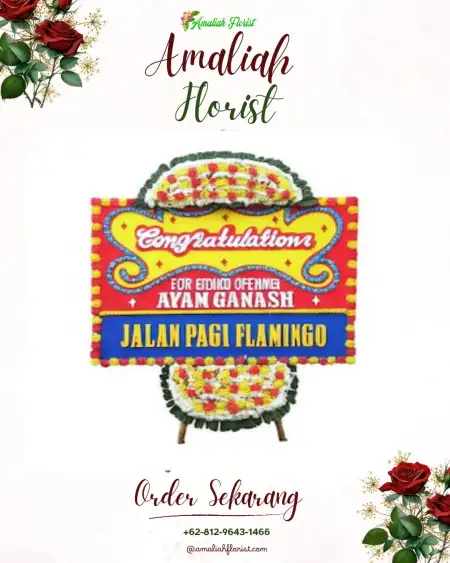 Sewa Papan Bunga Kampung Dalem